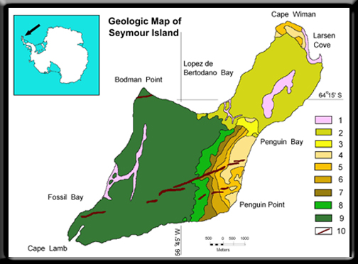 Geologic Map of Seymour Island